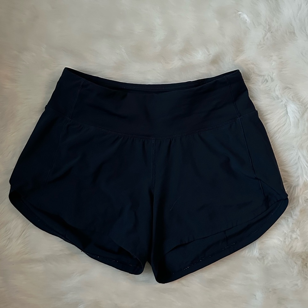 Lululemon Speed Up mid Rise Shorts true navy